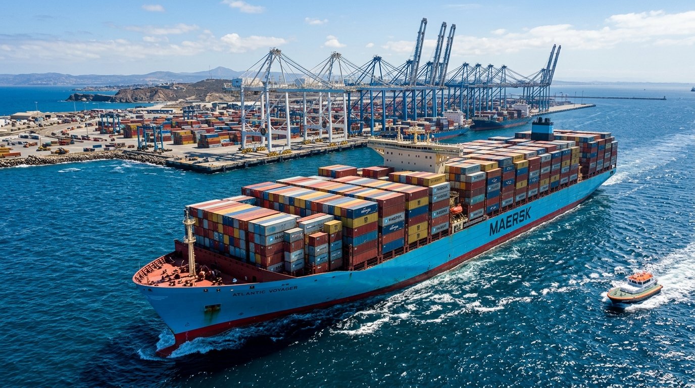 Transporte Marítimo de Contenedores en Puerto del Callao